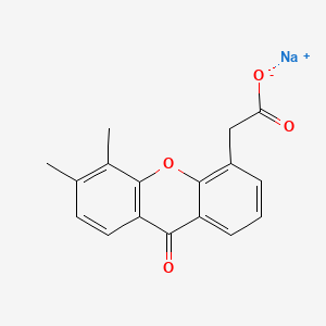 molecular formula C17H13NaO4 B1629966 Vadimezan sodium CAS No. 129095-08-5