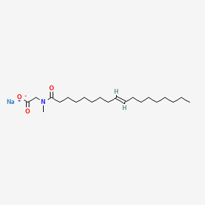 molecular formula C21H38NNaO3 B1629967 Glycine, N-methyl-N-(1-oxo-9-octadecenyl)-, sodium salt CAS No. 3624-77-9