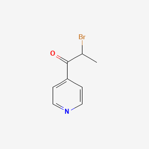 molecular formula C8H8BrNO B1629978 2-Bromo-1-(pyridin-4-yl)propan-1-one CAS No. 780692-61-7