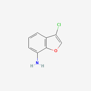 molecular formula C8H6ClNO B1629979 3-Chloro-1-benzofuran-7-amine CAS No. 379228-65-6