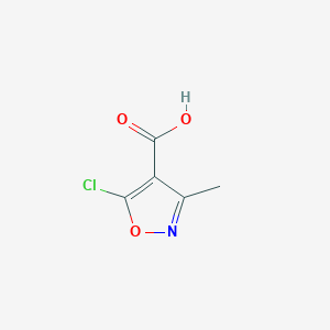 molecular formula C5H4ClNO3 B1629983 5-Chloro-3-methyl-1,2-oxazole-4-carboxylic acid CAS No. 3356-99-8