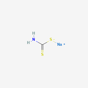 molecular formula CH2NNaS2 B1629986 Sodium dithiocarbamate CAS No. 4384-81-0
