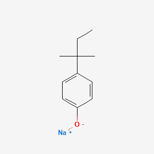 molecular formula C11H15NaO B1629987 Sodium 4-(1,1-dimethylpropyl)phenolate CAS No. 31366-95-7