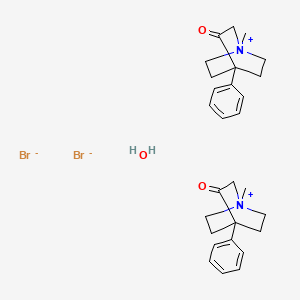 molecular formula C28H38Br2N2O3 B1629988 Quinuclii bromidum CAS No. 64755-06-2
