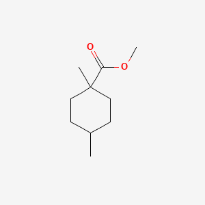 Cyclohexanecarboxylic acid, 1,4-dimethyl-, methyl ester, trans-