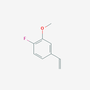 molecular formula C9H9FO B1629998 1-氟-2-甲氧基-4-乙烯基苯 CAS No. 633335-94-1