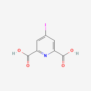 molecular formula C7H4INO4 B1630002 4-碘吡啶-2,6-二羧酸 CAS No. 506423-80-9