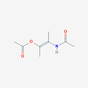 molecular formula C8H13NO3 B1630003 Acetic acid 2-acetylamino-1-methyl-propenyl ester CAS No. 63199-86-0
