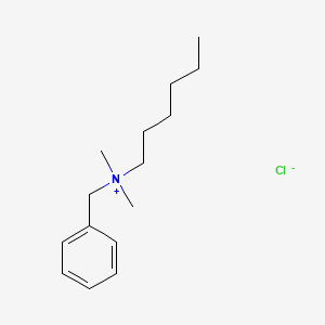 molecular formula C15H26ClN B1630004 苄基己基二甲基氯化铵 CAS No. 22559-57-5