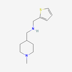 [(1-Methylpiperidin-4-yl)methyl]-(2-thienyl-methyl)amine