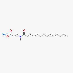molecular formula C18H34NNaO3 B1630019 Sodium myristoyl methyl beta-alanine CAS No. 21539-72-0