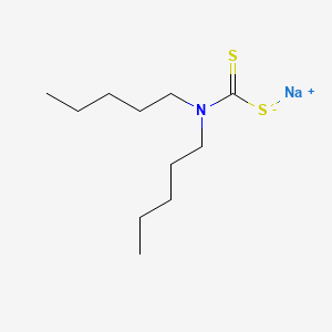 molecular formula C11H22NNaS2 B1630021 Sodium dipentyldithiocarbamate CAS No. 32810-58-5
