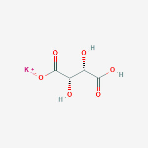 molecular formula C4H5KO6 B1630022 Potassium (2S,3S)-3-carboxy-2,3-dihydroxypropanoate CAS No. 57341-16-9
