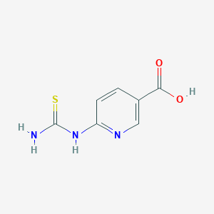 molecular formula C7H7N3O2S B1630025 6-(Carbamothioylamino)pyridine-3-carboxylic acid CAS No. 639858-73-4