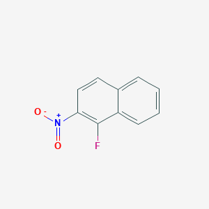 molecular formula C10H6FNO2 B1630027 1-Fluoro-2-nitronaphthalene CAS No. 5385-52-4