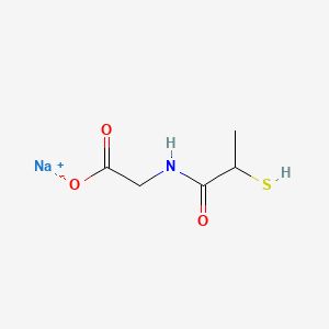 molecular formula C5H8NNaO3S B1630030 Tiopronin sodium CAS No. 2015-25-0