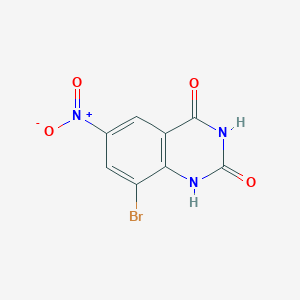 molecular formula C8H4BrN3O4 B1630044 8-Bromo-6-nitroquinazoline-2,4-diol CAS No. 309295-31-6