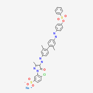 molecular formula C36H28ClN6NaO7S2 B1630072 Einecs 229-298-2 CAS No. 6470-39-9