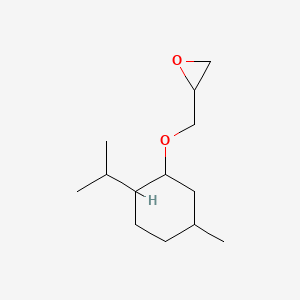 molecular formula C13H24O2 B1630076 2-({[5-Methyl-2-(propan-2-yl)cyclohexyl]oxy}methyl)oxirane CAS No. 2399-56-6