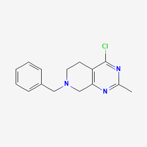 molecular formula C15H16ClN3 B1630083 7-Benzyl-4-chloro-2-methyl-5,6,7,8-tetrahydropyrido[3,4-D]pyrimidine CAS No. 300552-41-4