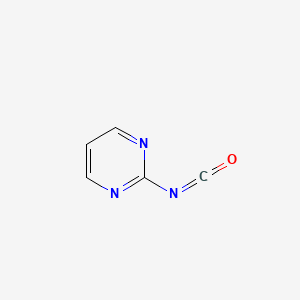 molecular formula C5H3N3O B1630085 2-Isocyanatopyrimidine CAS No. 72975-49-6