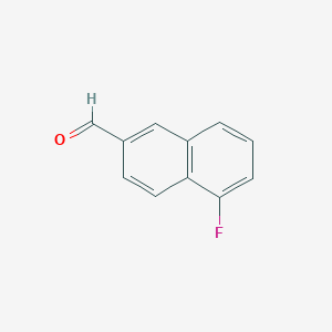 molecular formula C11H7FO B1630090 5-Fluoronaphthalene-2-carbaldehyde CAS No. 70631-81-1