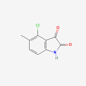 molecular formula C9H6ClNO2 B1630091 4-Chloro-5-methylisatin CAS No. 53003-18-2