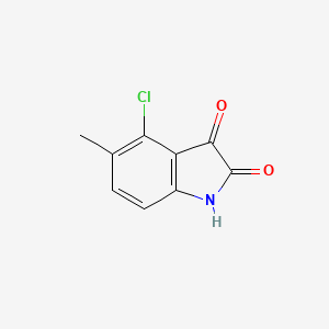 molecular formula C9H6ClNO2 B1630091 4-氯-5-甲基靛红 CAS No. 53003-18-2