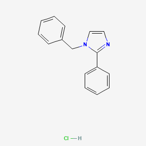 molecular formula C16H15ClN2 B1630095 1-Benzyl-2-phenylimidazole hydrochloride CAS No. 39269-68-6