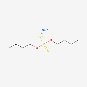 molecular formula C10H22NaO2PS2 B1630102 Sodium O,O'-diisopentyl dithiophosphate CAS No. 58237-07-3