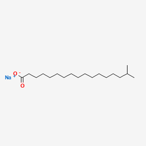 molecular formula C18H35NaO2 B1630103 Sodium isooctadecanoate CAS No. 64248-79-9