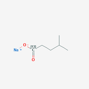 molecular formula C6H11NaO2 B1630105 4-甲基戊酸钠-1-13C CAS No. 287111-41-5