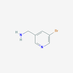 molecular formula C6H7BrN2 B163011 (5-Bromopyridin-3-yl)methanamine CAS No. 135124-70-8