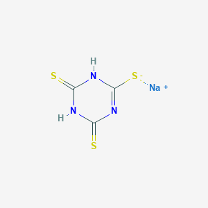 molecular formula C3H2N3NaS3 B1630113 sodium;4,6-bis(sulfanylidene)-1H-1,3,5-triazine-2-thiolate CAS No. 41450-97-9