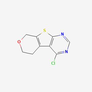 molecular formula C9H7ClN2OS B1630124 4-Chloro-5,8-dihydro-6H-pyrano[4',3':4,5]thieno[2,3-d]pyrimidine CAS No. 243968-08-3