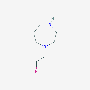molecular formula C7H15FN2 B1630126 1-(2-Fluoroethyl)-1,4-diazepane CAS No. 356044-81-0