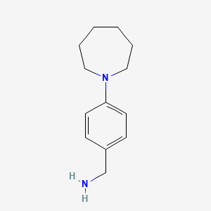 molecular formula C13H20N2 B1630128 4-氮杂环-1-基苯甲胺 CAS No. 581812-79-5