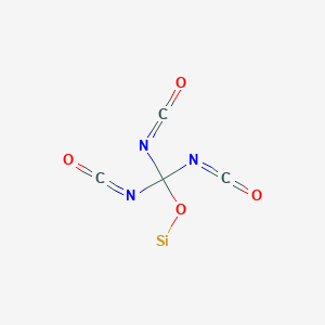molecular formula C4N3O4Si B1630132 (Triisocyanatomethoxy)silane CAS No. 5578-37-0