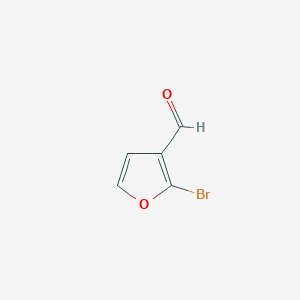 molecular formula C5H3BrO2 B1630133 2-溴呋喃-3-甲醛 CAS No. 223557-24-2