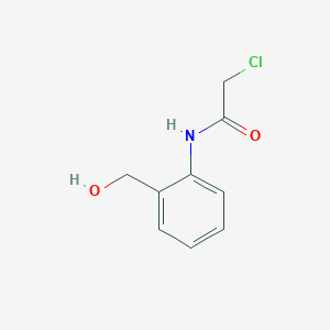 molecular formula C9H10ClNO2 B1630135 2-chloro-N-(2-(hydroxymethyl)phenyl)acetamide CAS No. 189940-09-8