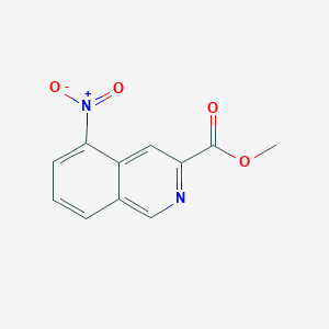 molecular formula C11H8N2O4 B1630137 Methyl 5-nitroisoquinoline-3-carboxylate CAS No. 581812-72-8