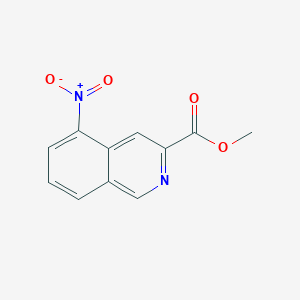 B1630137 Methyl 5-nitroisoquinoline-3-carboxylate CAS No. 581812-72-8