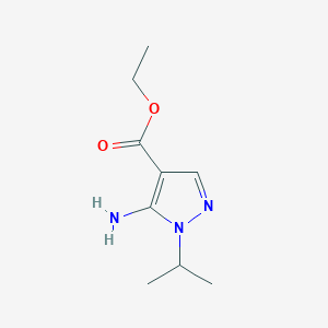 molecular formula C9H15N3O2 B1630147 Ethyl 5-amino-1-isopropyl-1H-pyrazole-4-carboxylate CAS No. 1759-24-6