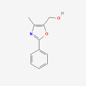 molecular formula C11H11NO2 B1630174 (4-甲基-2-苯基-1,3-恶唑-5-基)甲醇 CAS No. 248924-06-3