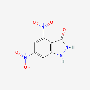 molecular formula C7H4N4O5 B1630199 4,6-Dinitro-1,2-dihydro-3H-indazol-3-one CAS No. 885519-44-8