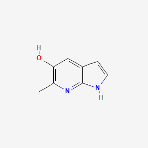 molecular formula C8H8N2O B1630201 6-methyl-1H-pyrrolo[2,3-b]pyridin-5-ol CAS No. 1000340-88-4