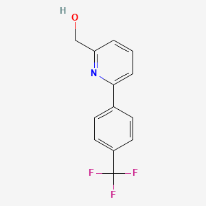 molecular formula C13H10F3NO B1630205 (6-(4-(Trifluoromethyl)phenyl)pyridin-2-yl)methanol CAS No. 648439-11-6