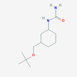 molecular formula C12H24N2O2 B1630219 1-(3-(tert-Butoxymethyl)cyclohexyl)urea CAS No. 347184-70-7