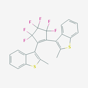 molecular formula C23H14F6S2 B163022 1,2-Bis[2-methylbenzo[b]thiophen-3-yl]-3,3,4,4,5,5-hexafluoro-1-cyclopentene CAS No. 137814-07-4