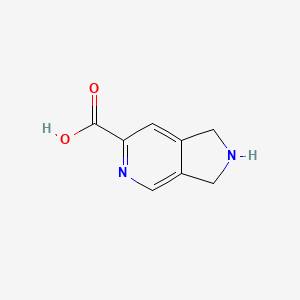 B1630227 2,3-Dihydro-1h-pyrrolo[3,4-c]pyridine-6-carboxylic acid CAS No. 720720-27-4